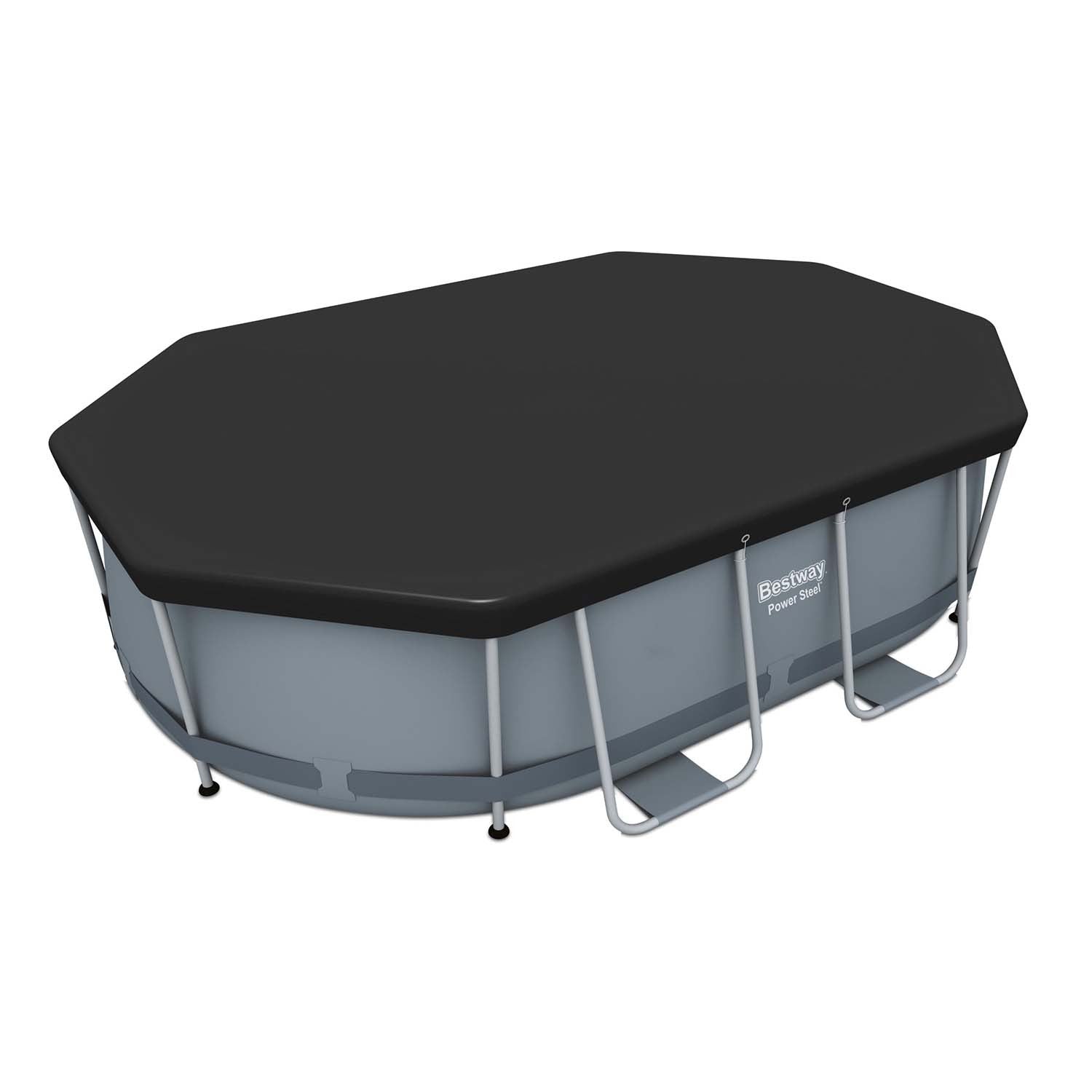 Ovalinio stogo baseino dangtelis 300 x 200 x 84 cm Bestway 58424