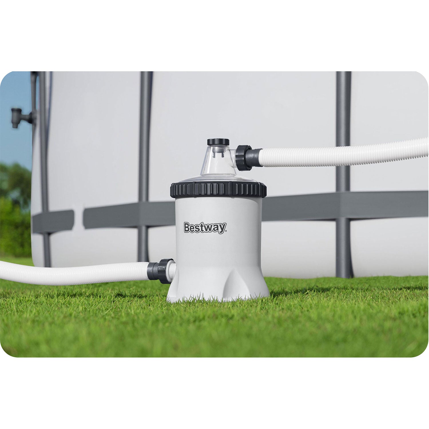 5678 l/h baseino filtravimo siurblys + Bestway 58870 filtravimo rutuliai