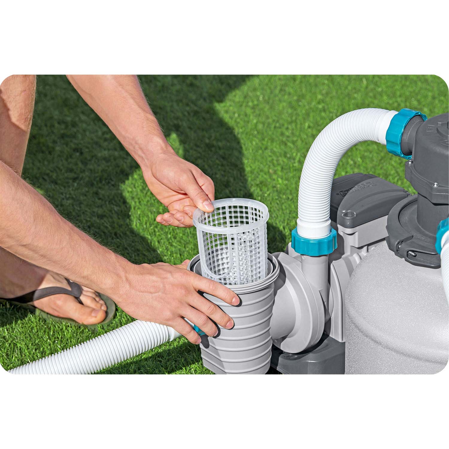 Plokštės smėlio siurblys 8327 L/h Bestway 58499