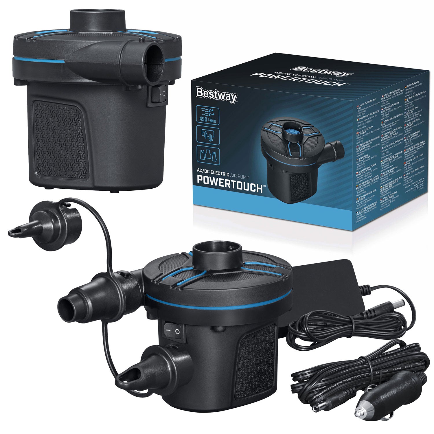 Elektrinis siurblys Powertouch 220/12 V Bestway 62255