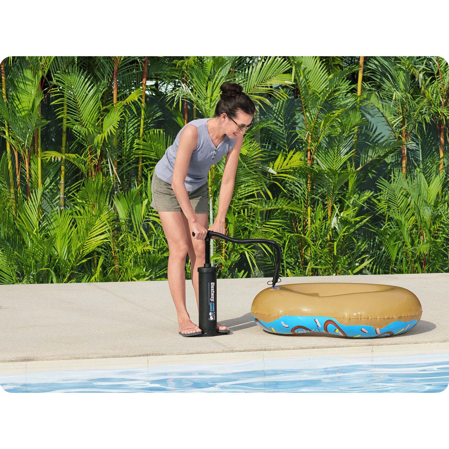 48 cm 3,5 litrų / Bestway 62030 ciklo stūmoklės siurblys