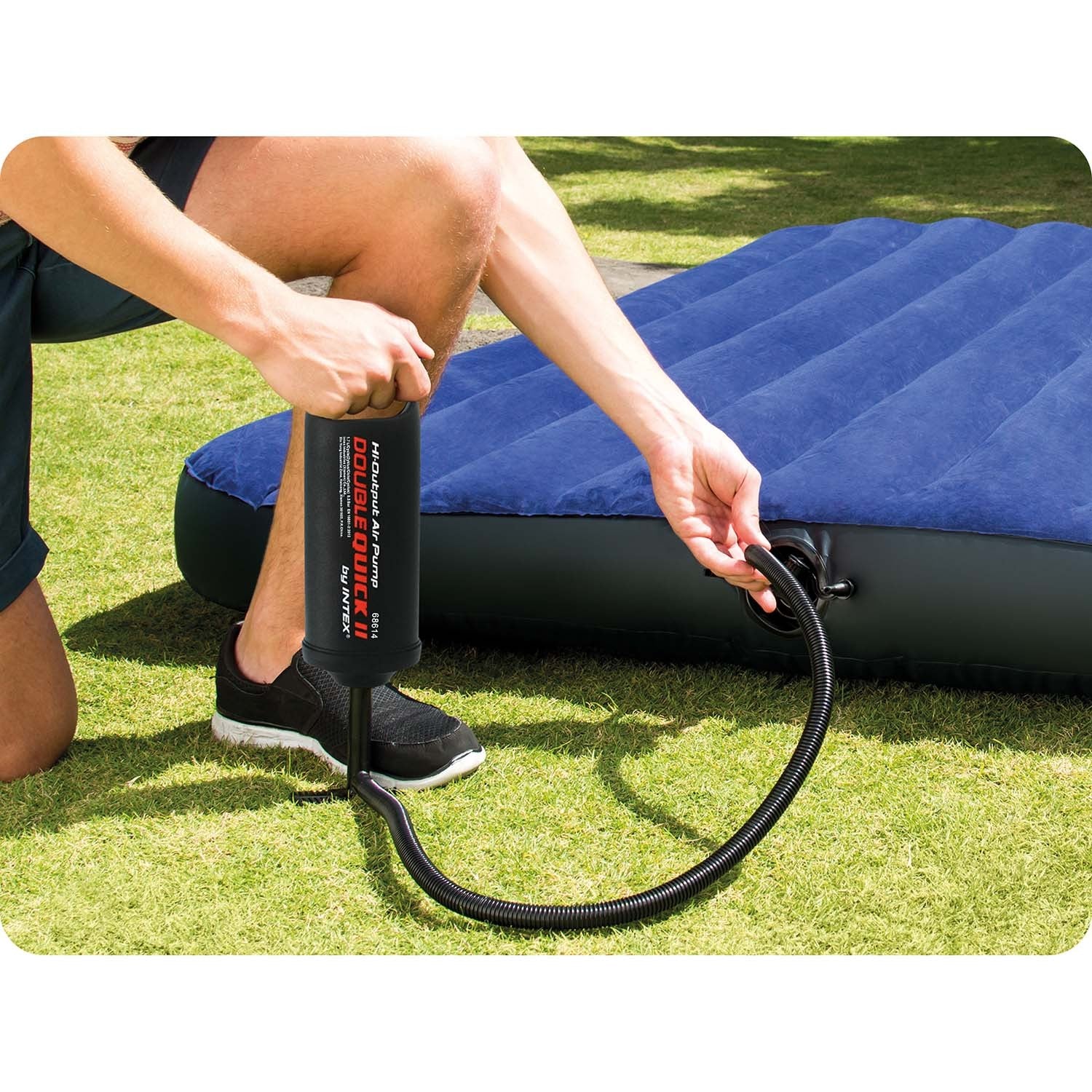 36 cm INTEX 68614 dvigubo greitojo II tipo stūmoklinio siurblio