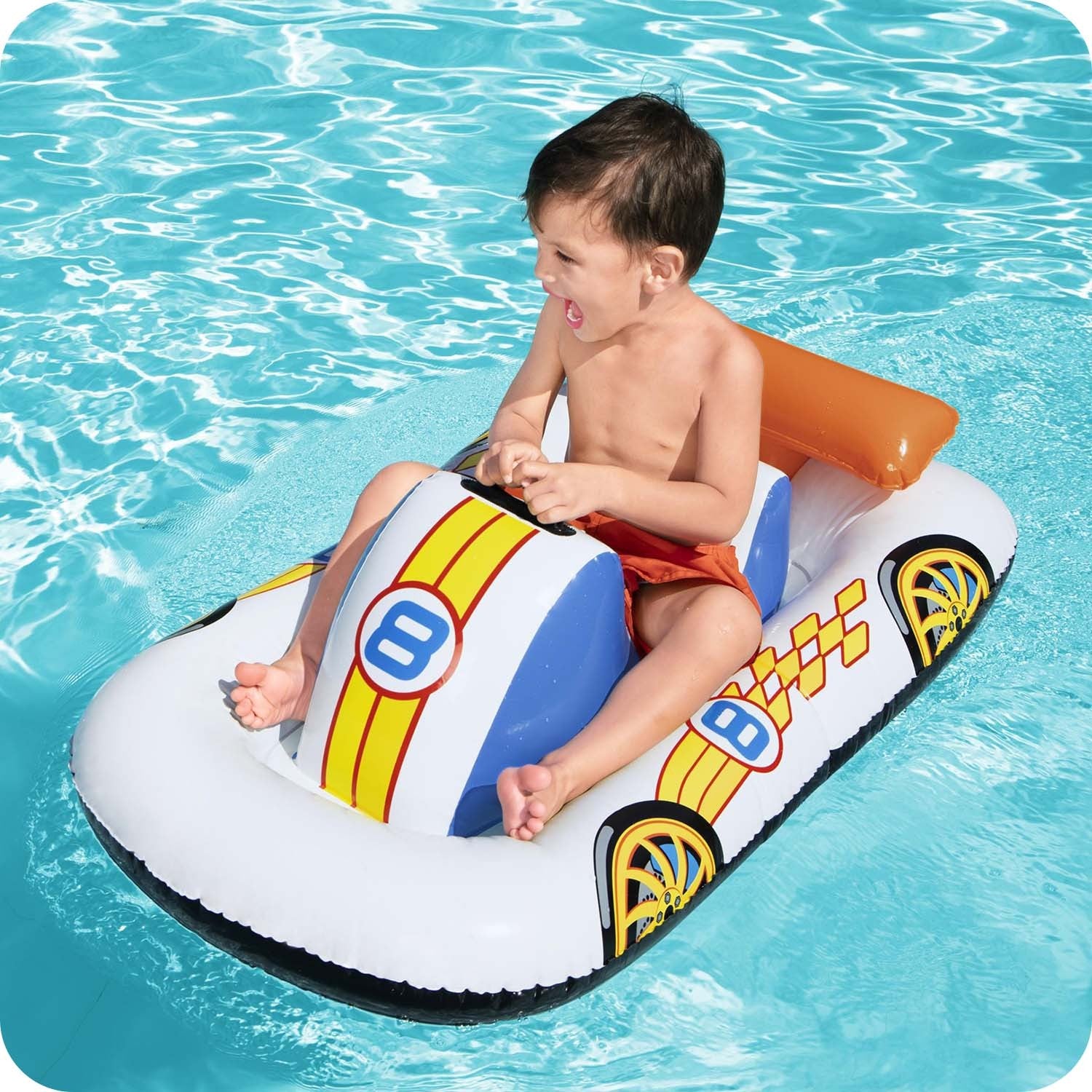 Vaikų valtis, lenktynių automobilis Bestway 41480