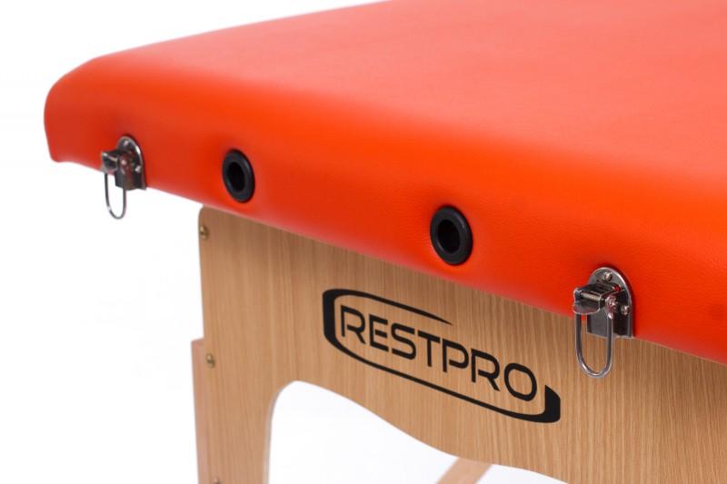 RESTPRO® Classic-2 oranžinis masažo stalas