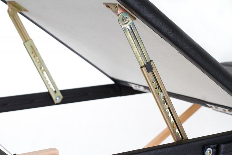 RESTPRO® Classic-3 juodas nešiojamas masažo stalas