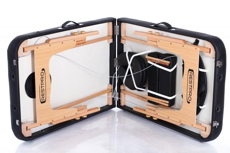 RESTPRO® VIP 2 BLACK masažo stalas