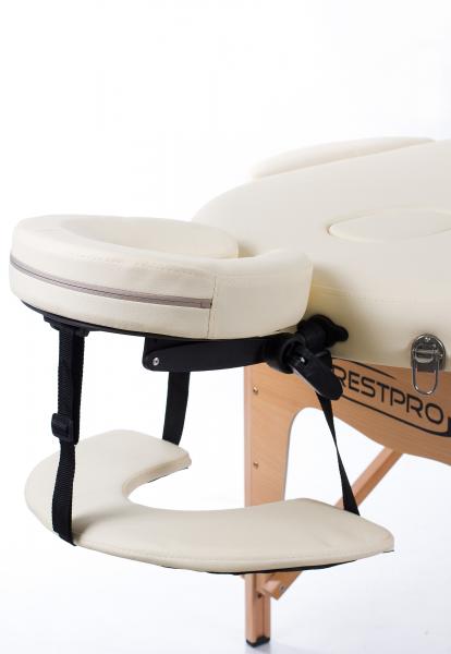 RESTPRO® Classic Oval 3 Cream masažo stalas