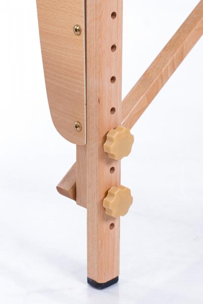 RESTPRO® Classic Oval 3 Black nešiojamas masažo stalas