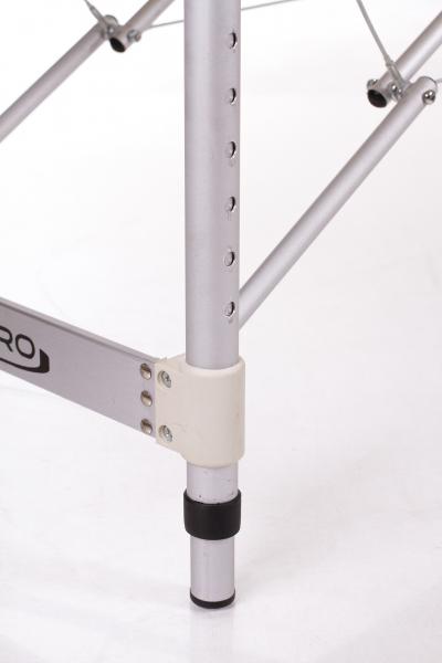 RESTPRO® ALU 2 (S) juodas nešiojamas masažo stalas