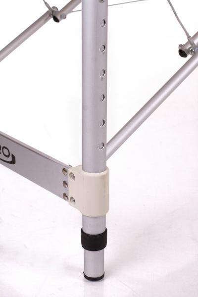 RESTPRO® ALU 2 (M) juodas nešiojamas masažo stalas