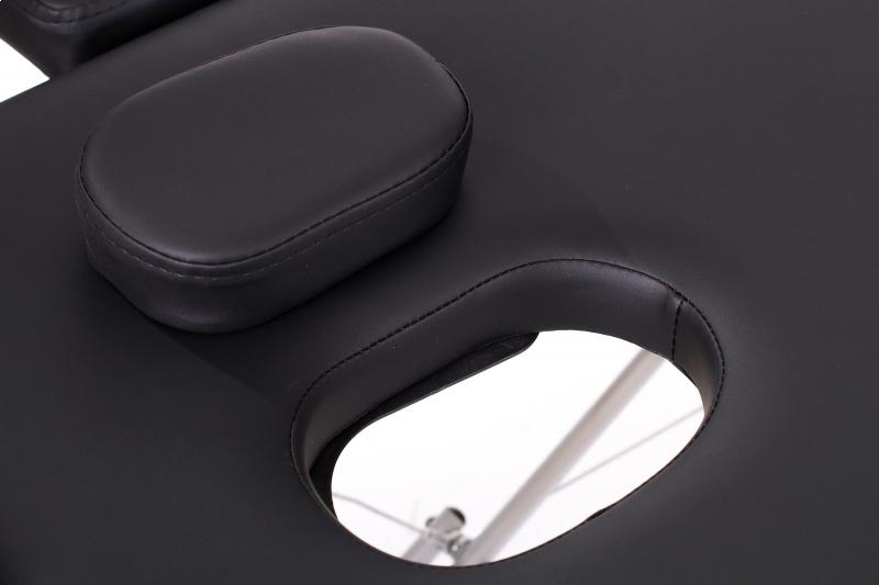 RESTPRO® ALU 2 (M) juodas nešiojamas masažo stalas