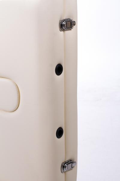 RESTPRO® ALU 2 (L) kreminis nešiojamas masažo stalas