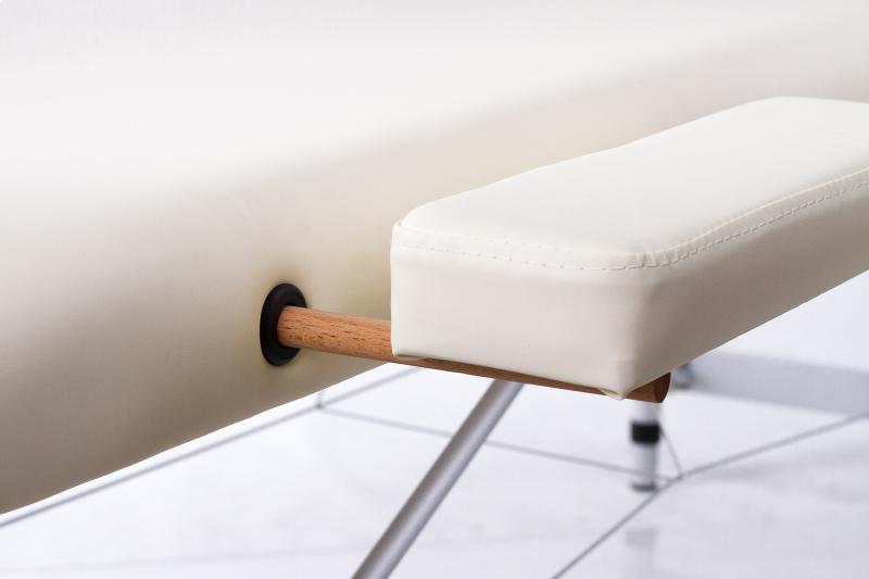 RESTPRO® ALU 2 (L) kreminis nešiojamas masažo stalas