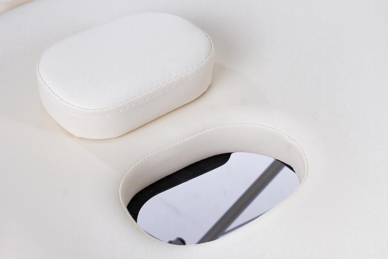 RESTPRO® ALU 2 (L) kreminis nešiojamas masažo stalas