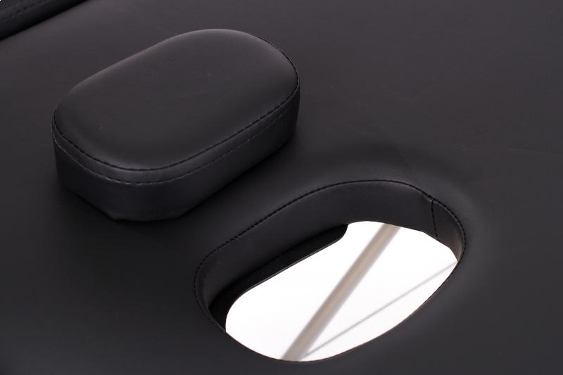 RESTPRO® ALU 2 (L) juodas nešiojamas masažo stalas