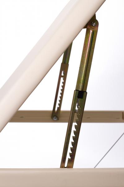 RESTPRO® ALU 3 kreminis nešiojamas masažo stalas