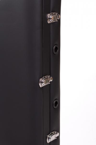 RESTPRO® ALU 3 juodas nešiojamas masažo stalas