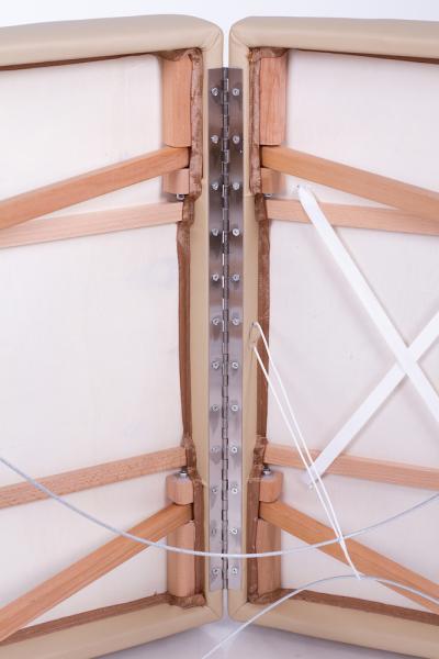 RESTPRO® Memory 3 bežo spalvos nešiojamas masažo stalas