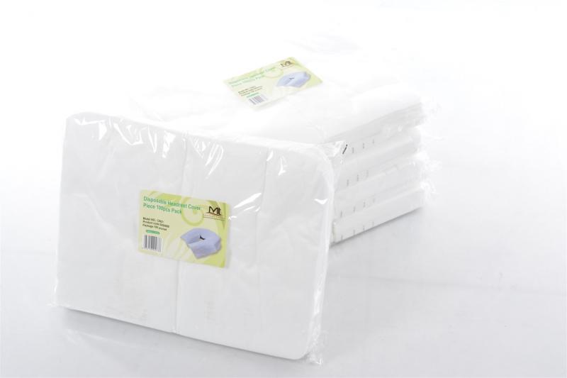 Vienkartinis galvos atlošo dangtelis 100 vienetų pakuotė