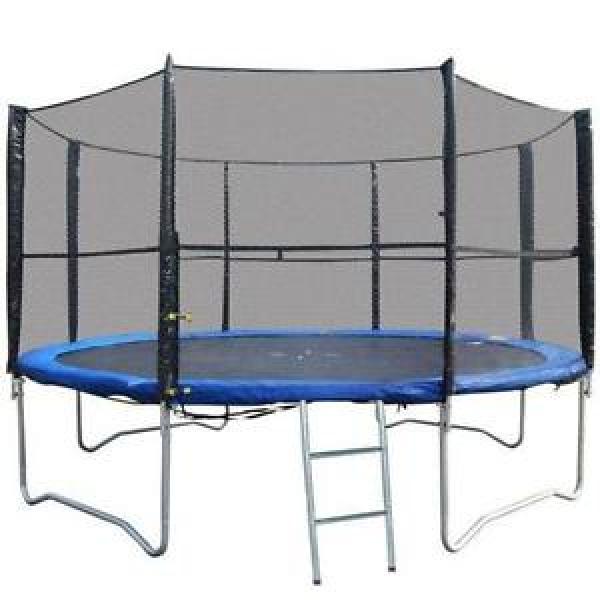 366 cm trampolinas su saugos tinklu ir kopėčiomis 12 pėdų (3,66 m)