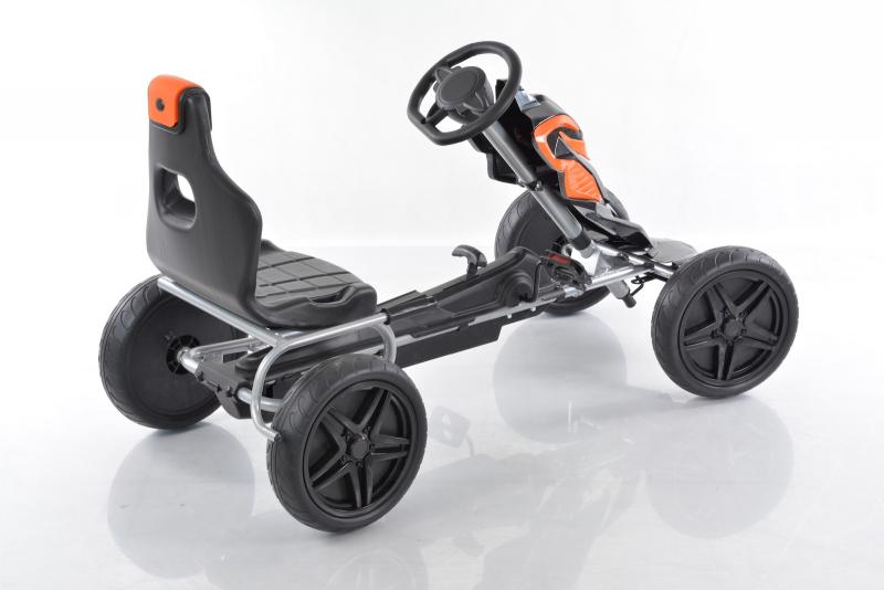 Velokart (Velomobile) Go-Kart 1504 Black (5-12 metų)