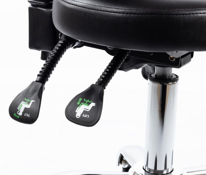 Salono profesinė kėdė Restpro® Round 5 juoda