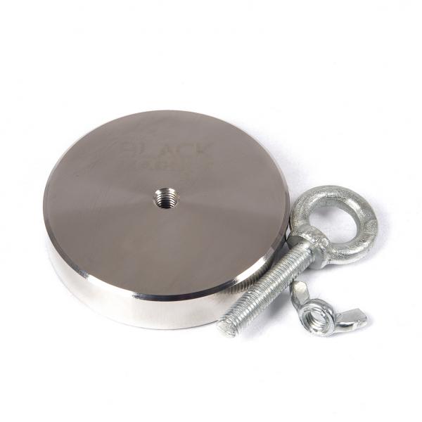 Juodasis magnetas F300 Žvejybos magnetas 300 kg