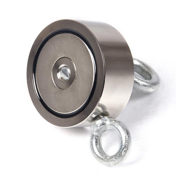 Juodasis magnetas F120X2 Dviejų pusių žvejų magnetas 2x120 kg