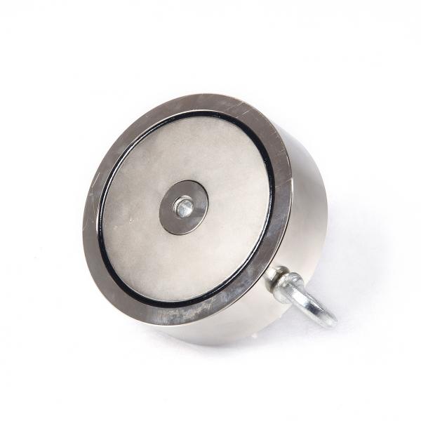 Juodasis magnetas F400X2 Dviejų pusių žvejybos magnetas 2x400 kg