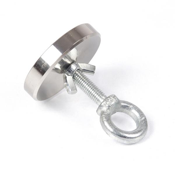 Juodasis magnetas F120 Žvejybos magnetas 120 kg