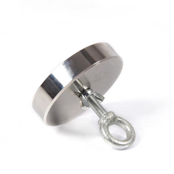 Juodasis magnetas F300 Žvejybos magnetas 300 kg