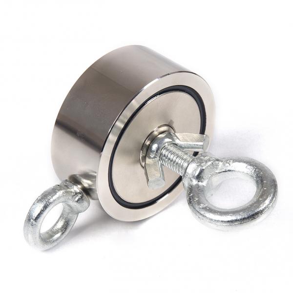 Juodasis magnetas F120X2 Dviejų pusių žvejų magnetas 2x120 kg