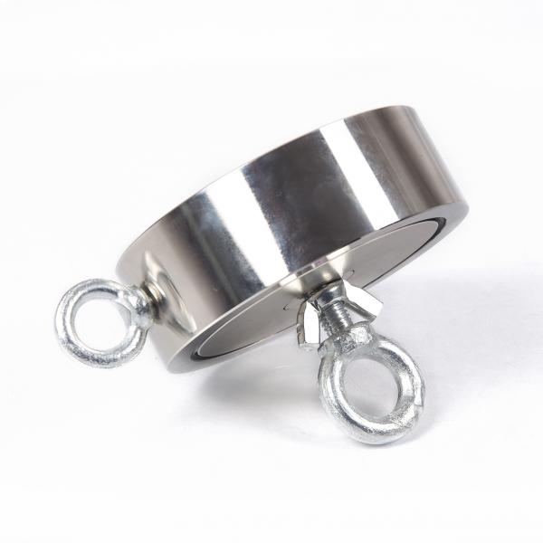 Juodasis magnetas F400X2 Dviejų pusių žvejybos magnetas 2x400 kg