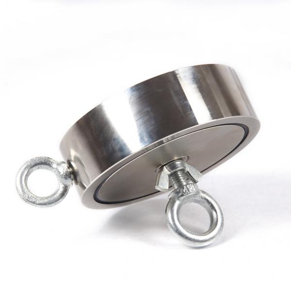 Juodasis magnetas F600X2 Dviejų pusių žvejybos magnetas 2x600 kg