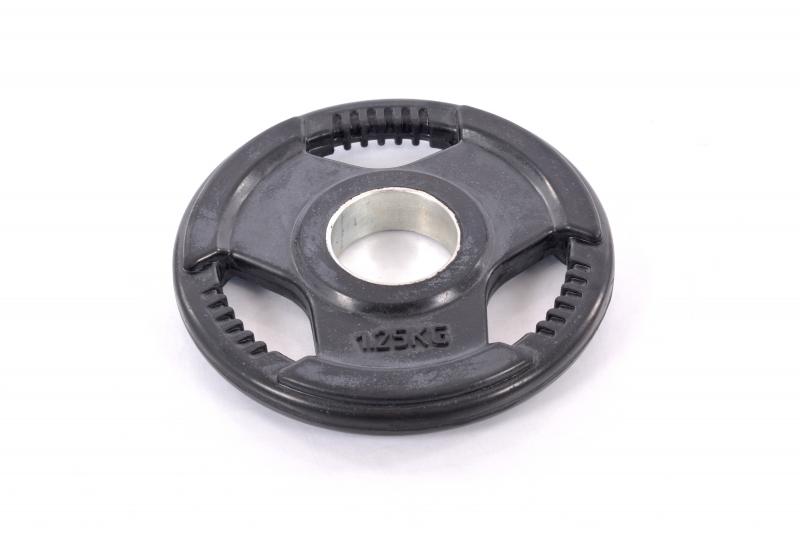 Olimpinis guminis svorio diskas 1,25 kg (50 mm)