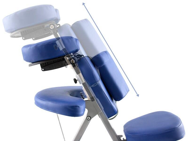 Profesionali, nešiojama masažo kėdė, juoda