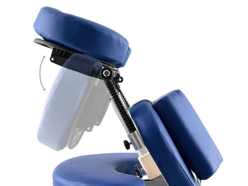 Profesionali, nešiojama masažo kėdė, juoda