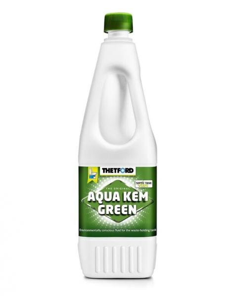 Thetford Aqua Kem® Green 1,5L (75ml/10l) - sanitarinio skysčio koncentratas kempingo tualetams