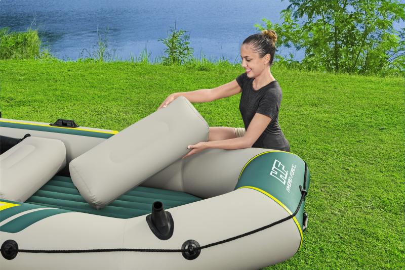 4 vietų pripučiamasis laivas Bestway Ranger Elite X4 Raft, 320x148x47 cm, 65157