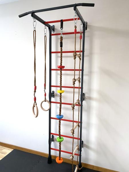 Švedijos siena vaikams RESTPRO® KID-1 pilka-raudona