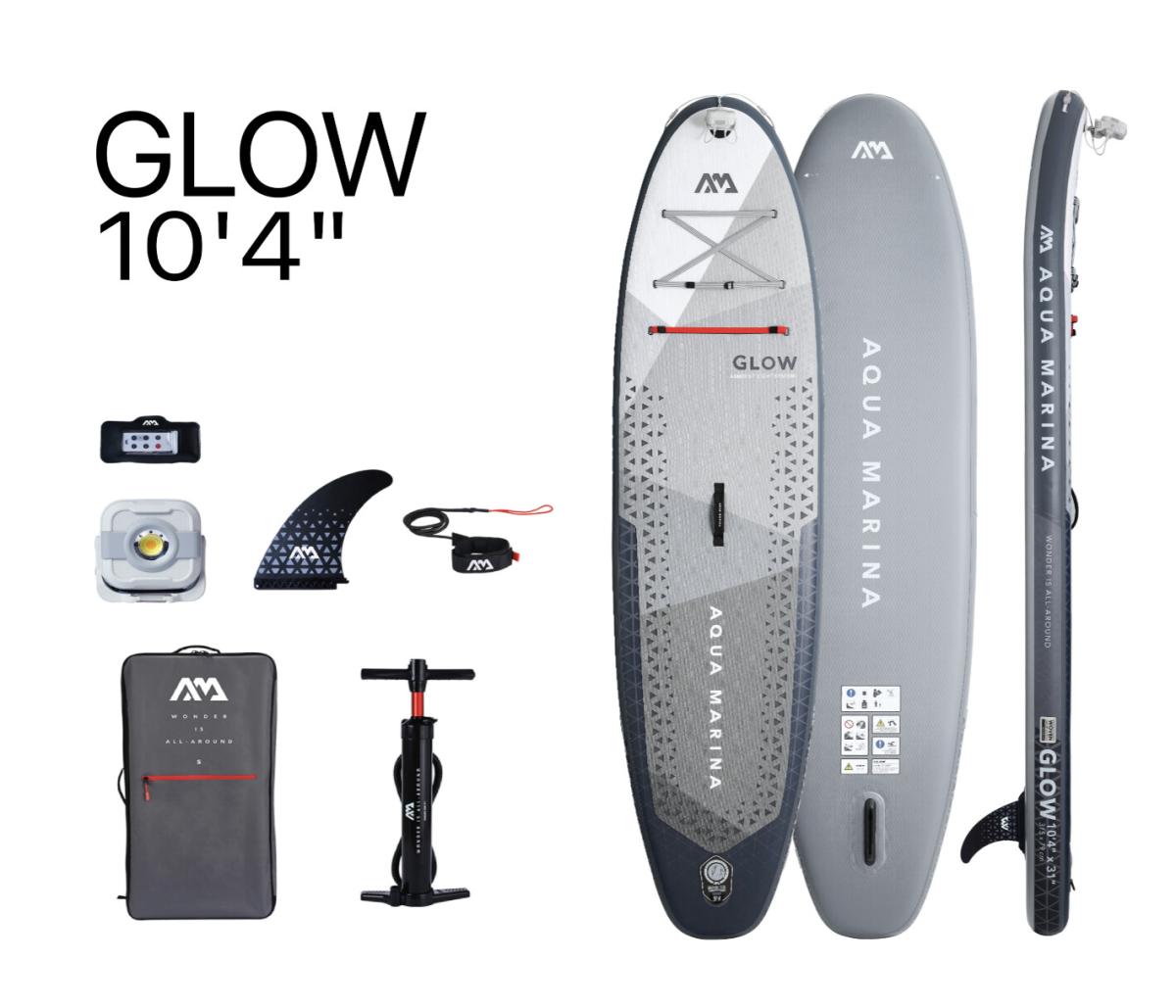 SUP plokštė Aqua Marina GLOW 315x79x15 cm BT-24GL