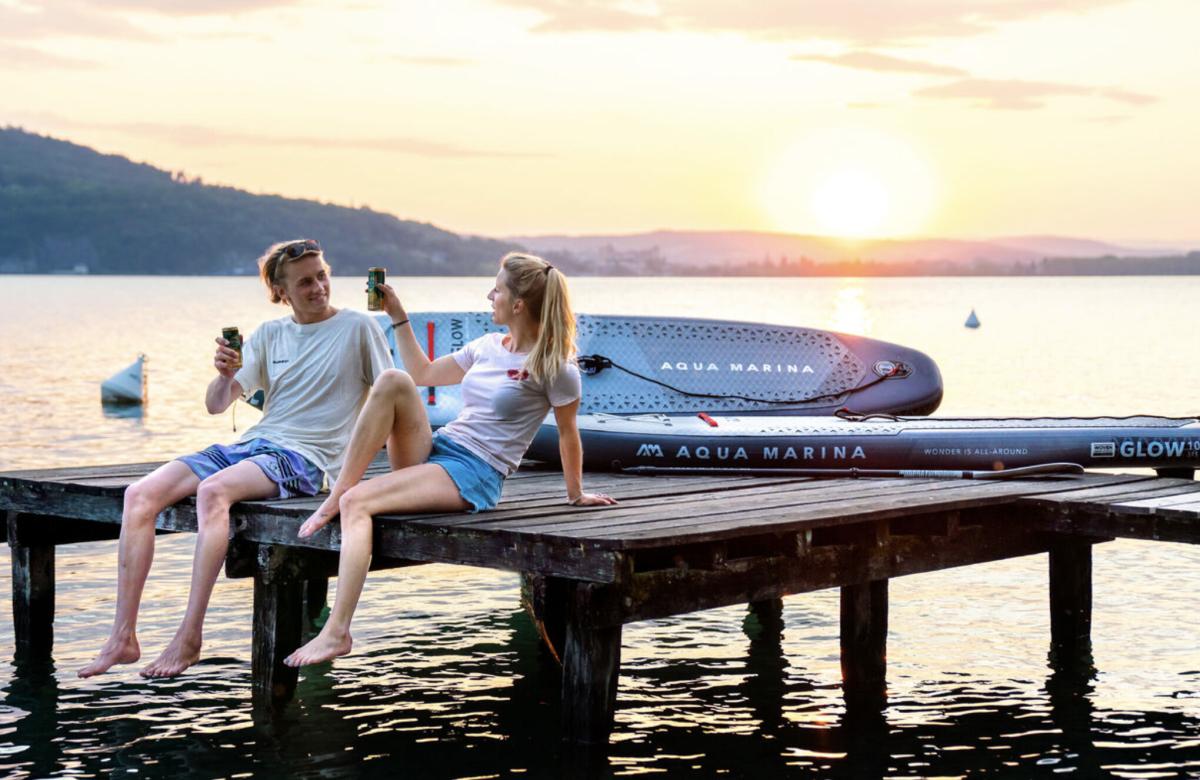 SUP plokštė Aqua Marina GLOW 315x79x15 cm BT-24GL