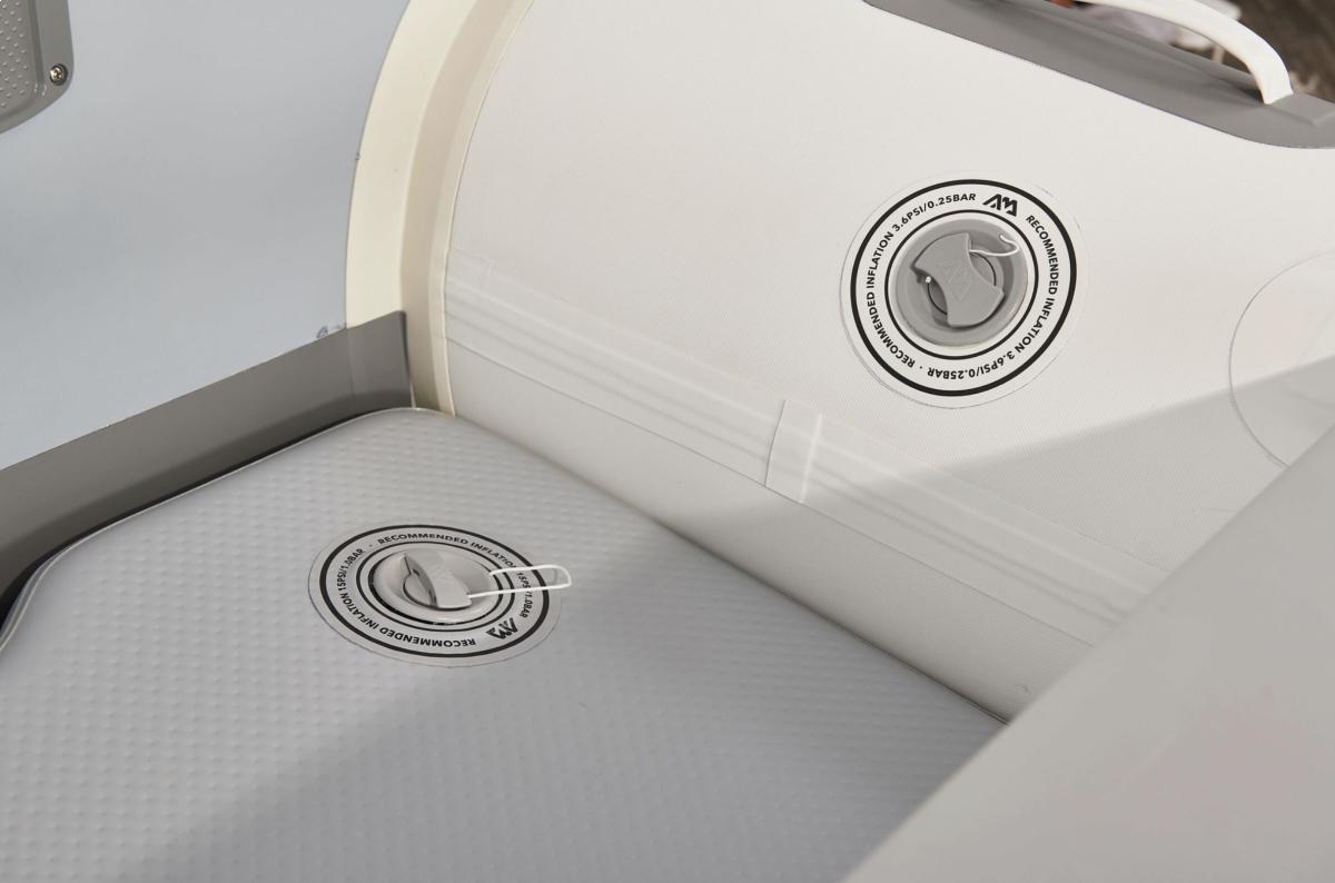 Įpūsti 2+1 sėdimosios valties valtis Aqua Marina U-Deluxe 250x140 cm, BT-UD250