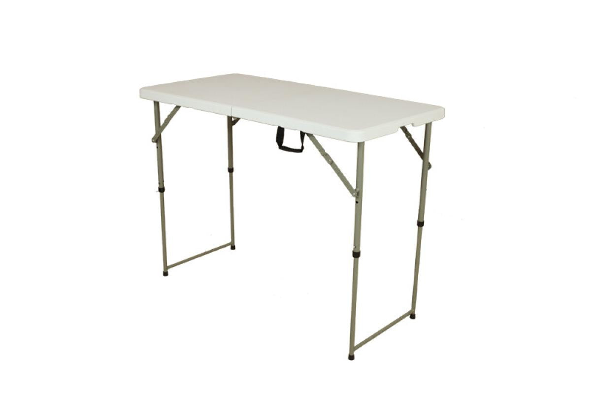 Plokštelis į pusę, reguliuojamas 122x61x48-74 cm