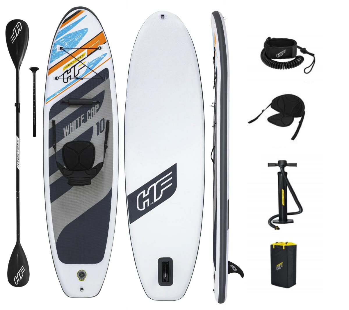 SUP plokštė Bestway White Cap 65342, 305x84x12 cm