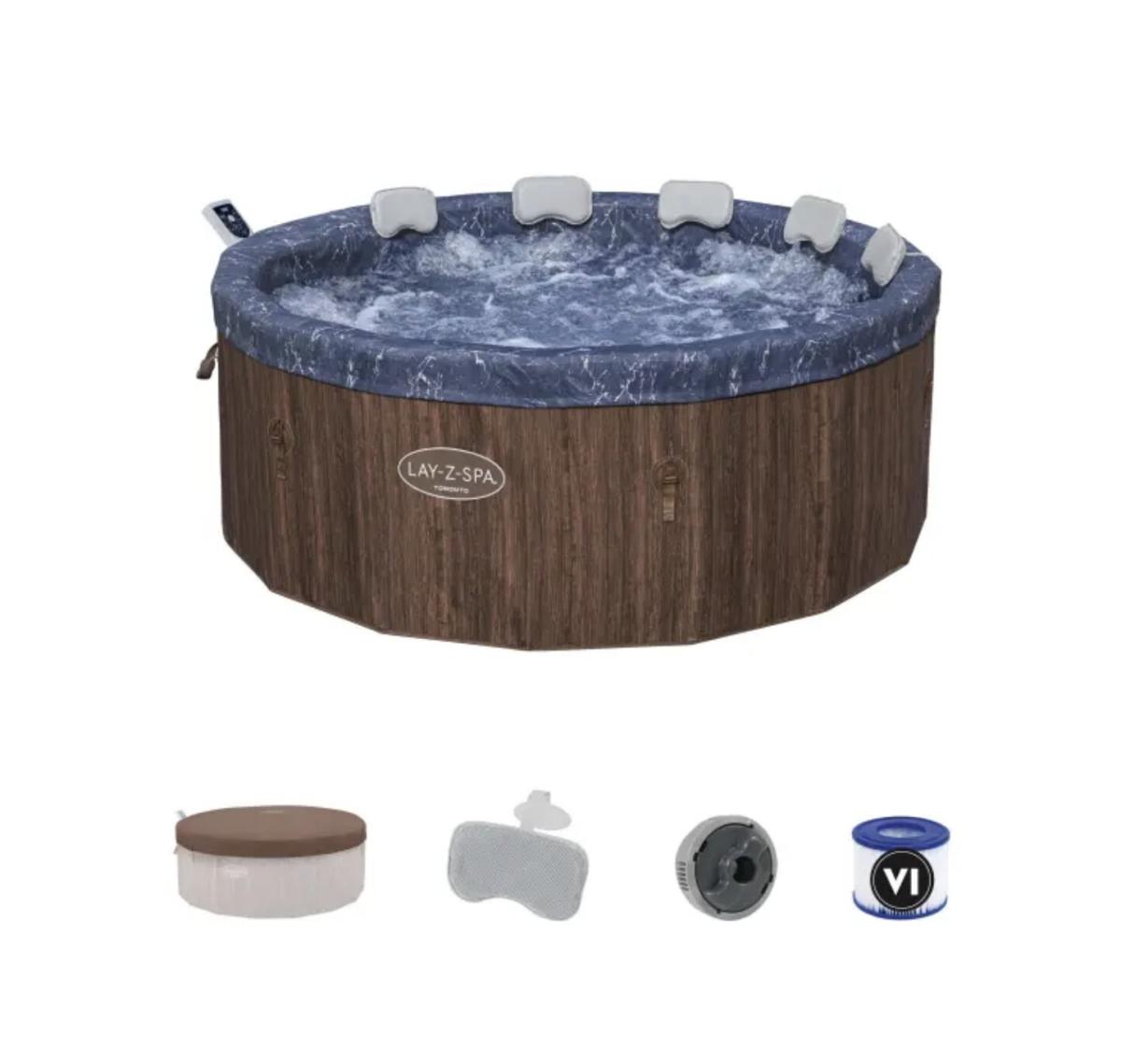 Bestway LAY-Z-SPA Toronto Energy-Efficient AirJet - jacuzzi vorobas 5-7 asmenims (6001W)