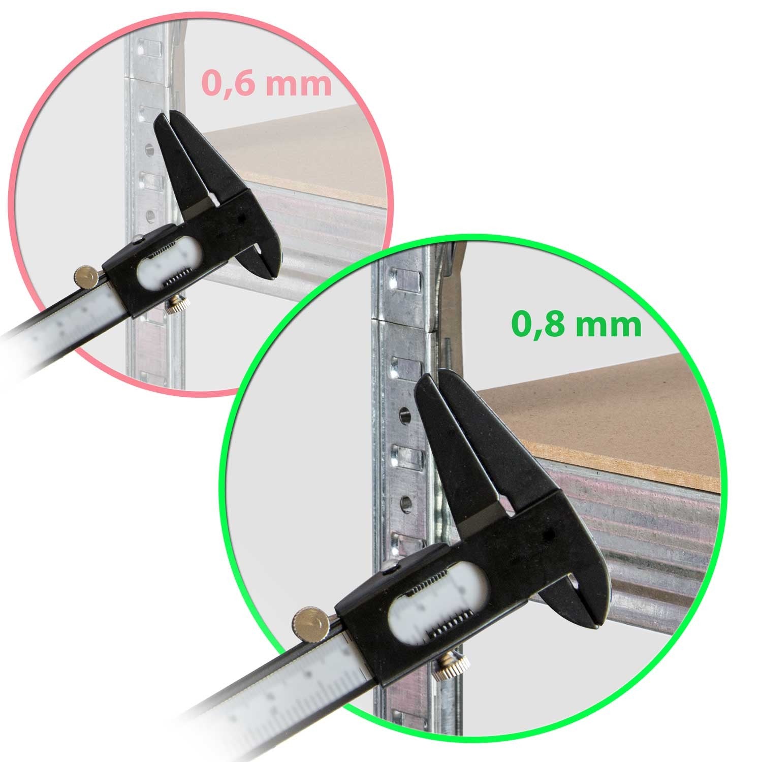 Metalinė sandėlio lentelė 150 x 75 x 30 cm Humberg 4840