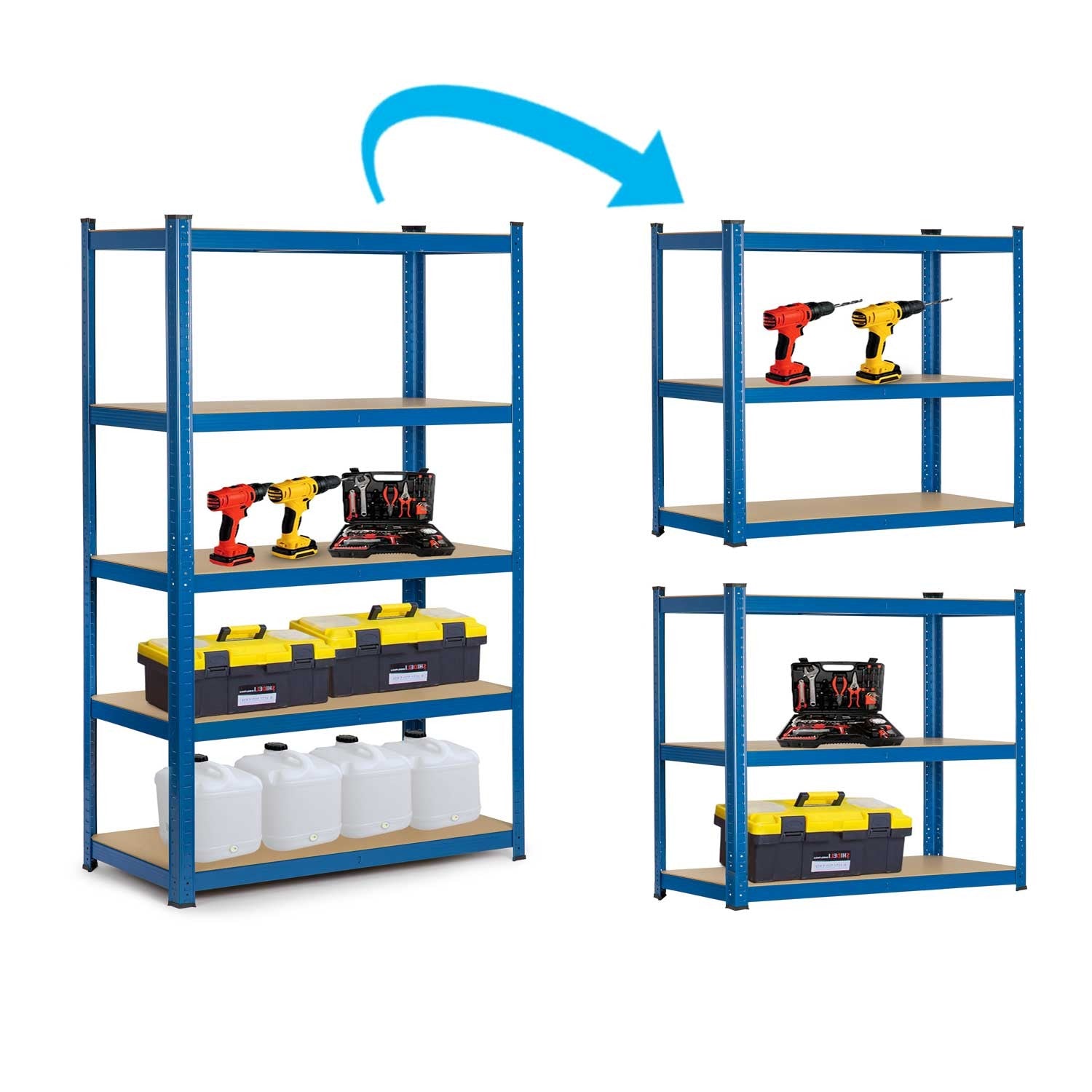 Metalinė sandėlio lentelė 150 x 75 x 30 Humberg 4842