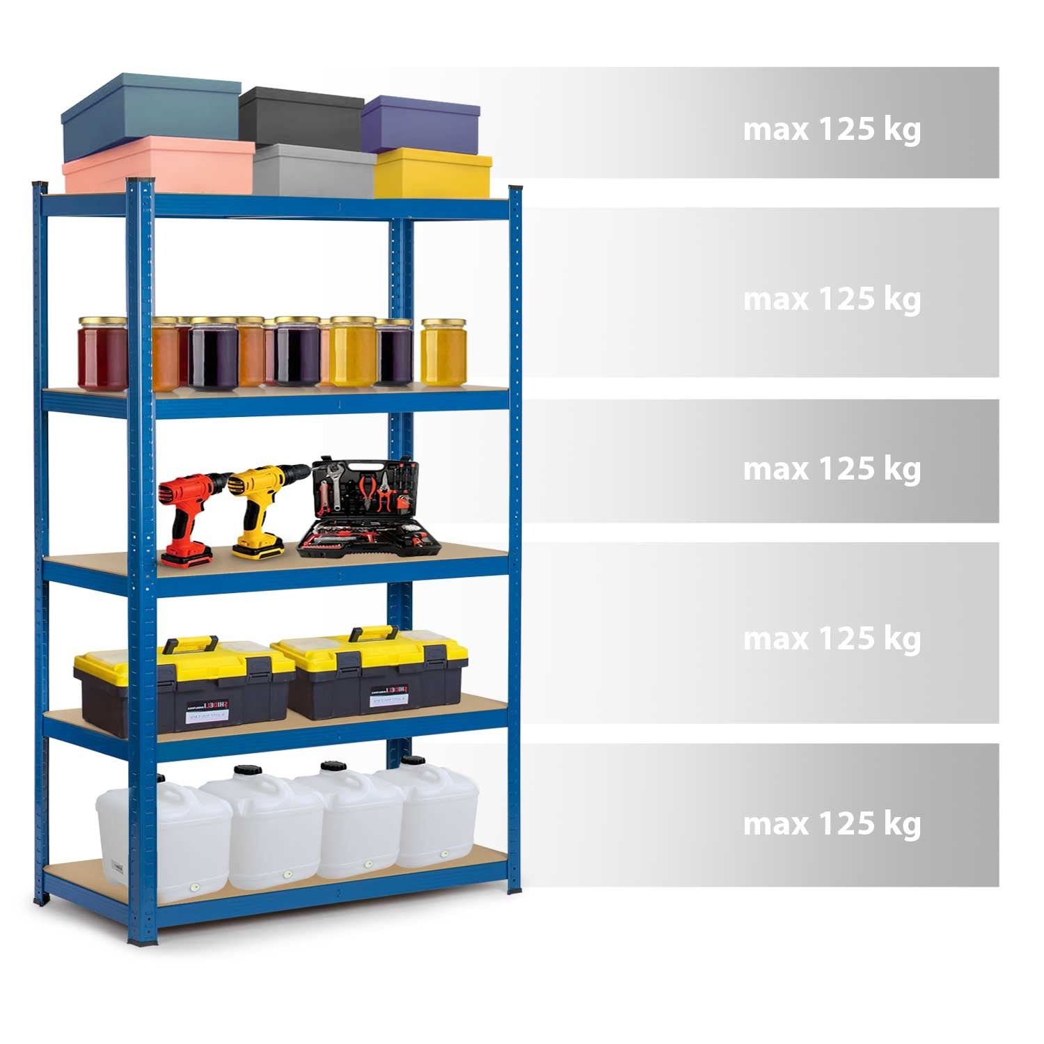 Metalinė sandėlio lentelė 150 x 75 x 30 Humberg 4842