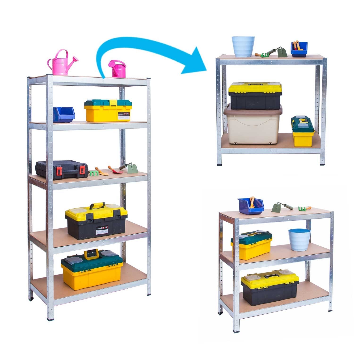 Metalinė sandėlio lentelė 180 x 100 x 50 cm Humberg 4849